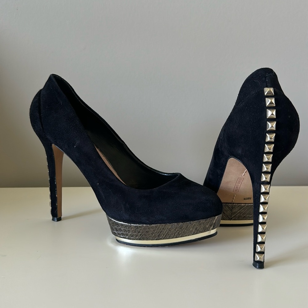 Gold studded Vince Camuto Heels